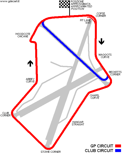 Silverstone 1987÷1990: circuito GP